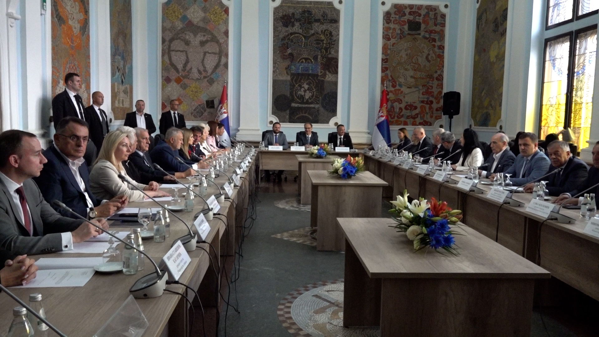 Krusevac, premijer Srbije Djuro Macut predsedava svecanom sedniciom Vlade Republike Srbije, pokrivanje Krusevac, premijer Srbije Djuro Macut predsedava svecanom sedniciom Vlade Republike Srbije, pokrivanje